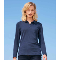 SOL'S Ladies Perfect Long Sleeve Piqué Polo Shirt