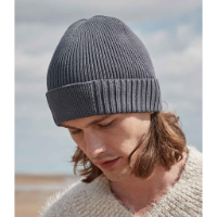 Beechfield Organic Cotton Engineered Patch Beanie