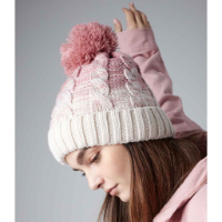 Beechfield Ombré Pom Pom Beanie