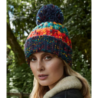 Beechfield Corkscrew Pom Pom Beanie