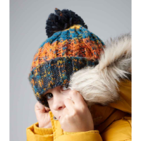 Beechfield Junior Corkscrew Pom Pom Beanie