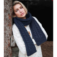 Beechfield Cable Knit Melange Scarf