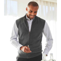 Brook Taverner Lincoln Knitted Zip Gilet