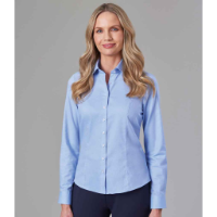 Brook Taverner Ladies Aspen Long Sleeve Oxford Shirt