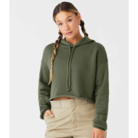 Bella Ladies Cropped Hoodie