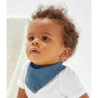 BabyBugz Baby Rocks Denim Bandana Bib