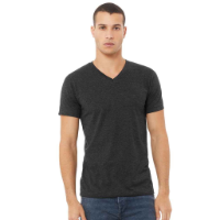 Canvas Unisex Heather CVC V Neck T-Shirt