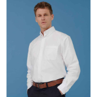 Henbury Long Sleeve Classic Oxford Shirt