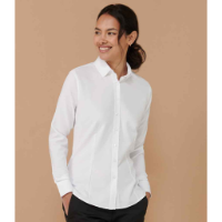 Henbury Ladies Long Sleeve Wicking Shirt