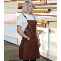 Joseph Alan Leather Bib Apron