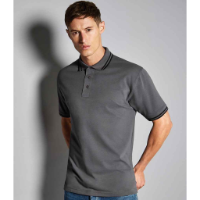 Kustom Kit Contrast Tipped Poly/Cotton Piqué Polo Shirt