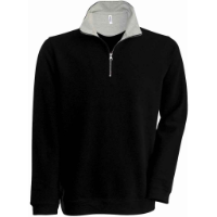 Kariban Trucker Zip Neck Sweatshirt