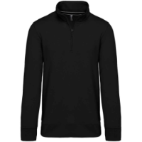 Kariban Zip Neck Sweatshirt