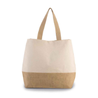 Kimood Canvas & Jute Shopper