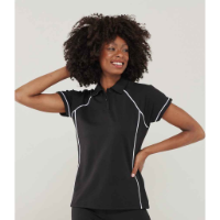 Finden + Hales Ladies Performance Piped Polo Shirt