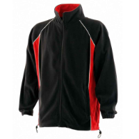 Finden + Hales Contrast Micro Fleece Jacket