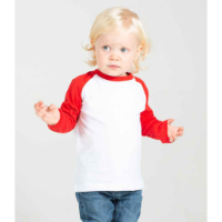 Larkwood Baby/Toddler Long Sleeve Baseball T-Shirt