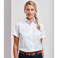 Premier Ladies Signature Short Sleeve Oxford Shirt