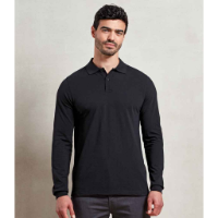 Premier Essential Unisex Long Sleeve Polo Shirt