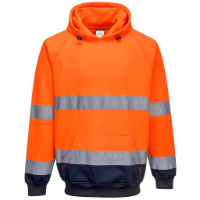 Portwest Hi-Vis Two Tone Hooded Sweatshirt