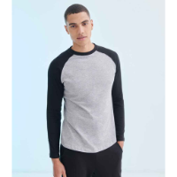 SF Men Long Sleeve Baseball T-Shirt