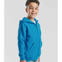 Fruit Of The Loom Kids Classic Zip Hooded Sweatshirt