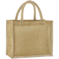 Westford Mill Natural Starched Jute Midi Tote Bag