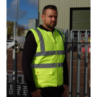 Warrior Hi-Vis Reversible Bodywarmer