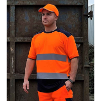 Yoko Hi-Vis Two Tone T-Shirt