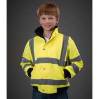 Yoko Kids Hi-Vis Bomber Jacket