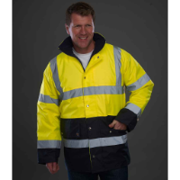 Yoko Hi-Vis Two Tone Motorway Jacket