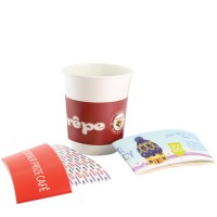 Cup Sleeve - Flat packed card - Small 8-10oz
