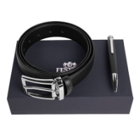 Set Festina Black (ballpoint Pen & Belt)