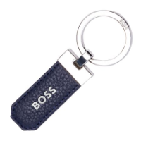 Key Ring Classic Grained Navy