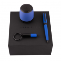 Set Gear Matrix Blue (ballpoint Pen, Key Ring & Speaker)