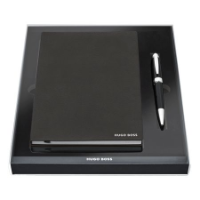 Set HUGO BOSS Black (ballpoint Pen & Note Pad A5)