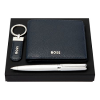 Set HUGO BOSS (ballpoint Pen, Key Ring & Wallet)