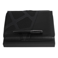 Set HUGO BOSS Black (ballpoint Pen & Conference Folder A5)
