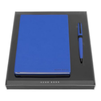 Set HUGO BOSS Blue (ballpoint Pen & Note Pad A5)