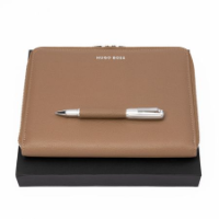 Set Iconic Pebbled Camel (rollerball Pen & Conference Folder A5)