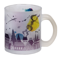 PRINTED GLASS MUG