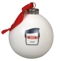 PRINTED CHRISTMAS  BAUBLE