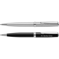 Pierre Cardin Montfort Fountain Pen - Silver (Laser Engraved)