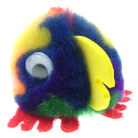 Printed Furry Parrot Bug