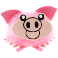 Personalised Fuzzy Pig Bug