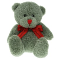 15cm Red Nose Bears Bow