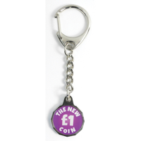 G098 Trolley Token Key Ring With Chain
