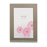 G146 6 x 4Inch Polished Stainless Steel Photo Frame