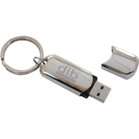 G015 Express Nickel Plated City USB Flash Drive 8GB