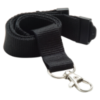 20mm Flat Polyester Lanyard (UK Stock: Available In 13 Stock Colours)